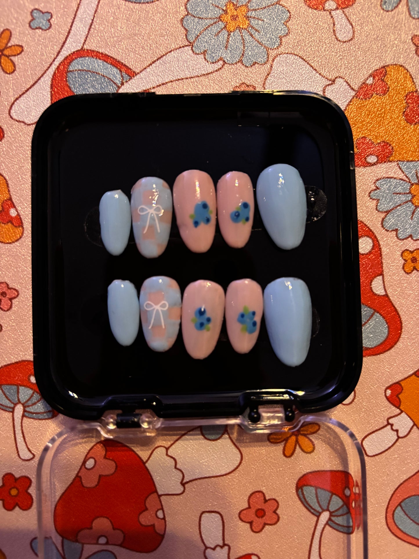 Blueberry Press-on Nails