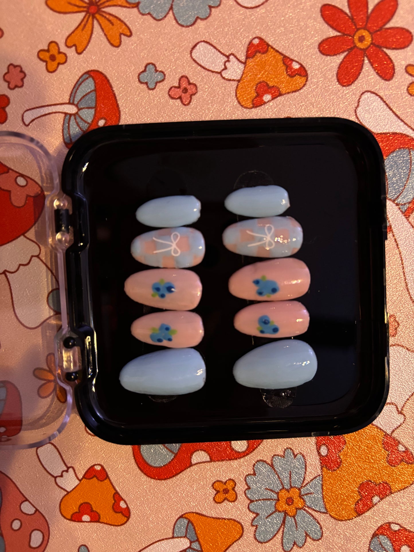 Blueberry Press-on Nails